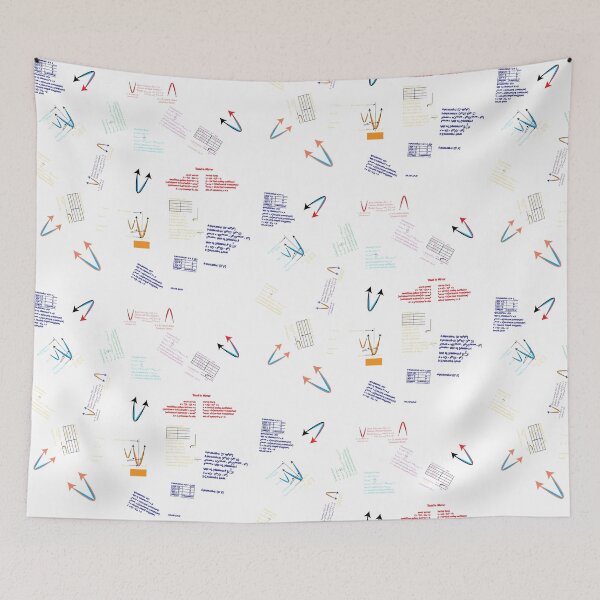 Item preview, Math Fabric Pattern with Parabola: The AlgebraMatrix at Redbubble designed and sold by Mark Stansberry.