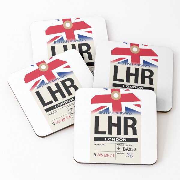 Item preview, London (LHR) England Airline Luggage Tag designed and sold by travelwitheric.