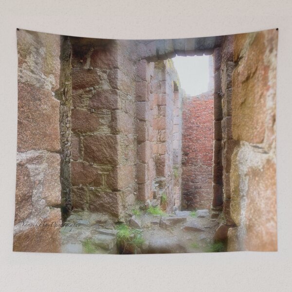 Item preview, New Slains Castle Inside View (Cruden Bay, Aberdeenshire, Scotland) designed and sold by Yannik Hay.