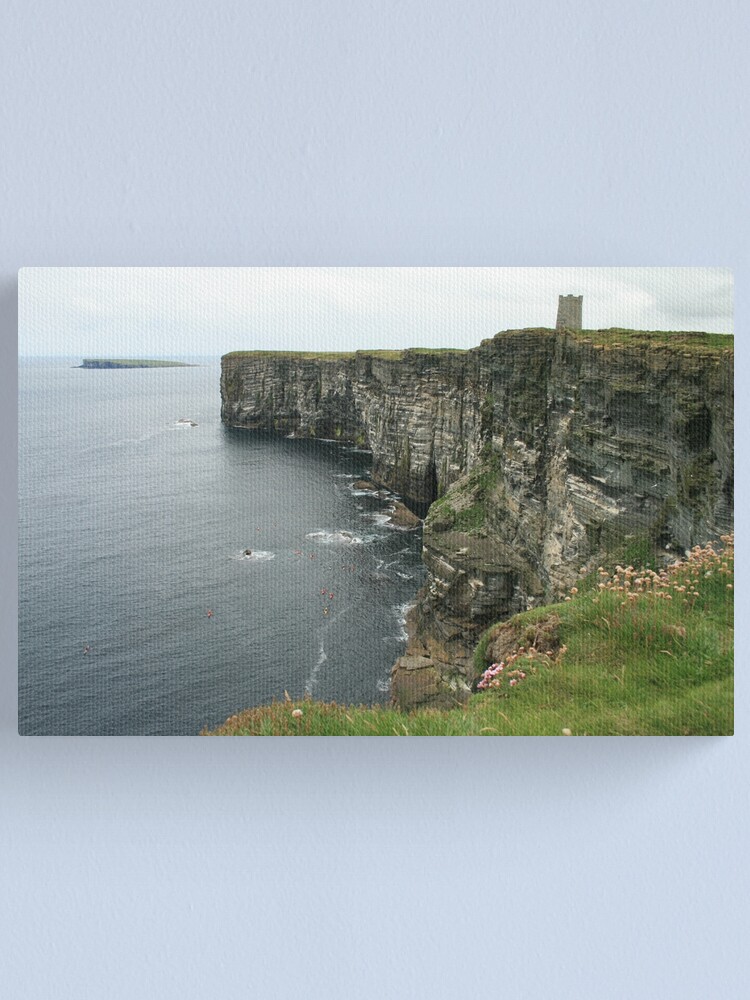 Alternate view of Kayakers, Marwick Head Canvas Print