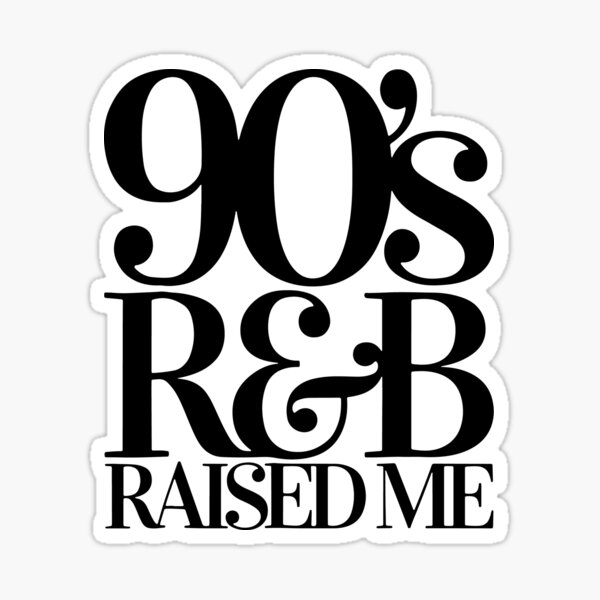 90s R B Vibes Only Sticker By Soulvisible Redbubble