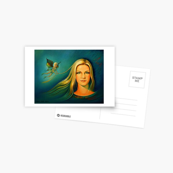 Fleeting vision. Postcard