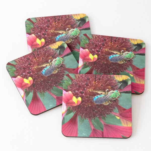 Item preview, iridescent wasp-dressed for the flower designed and sold by Margaret Shark.