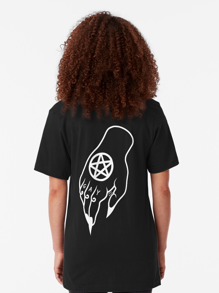 Alternate view of The Devil Is Gay Slim Fit T-Shirt