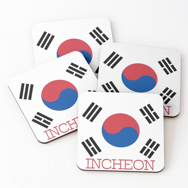 Item preview, Incheon - South Korea Red Blue Circle Flag designed and sold by agsduy.