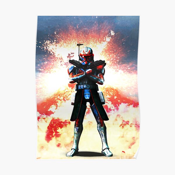 Quality Commander Rex In Ahsoka Star Wars Movie New Streaming In Disney Plus  Poster Canvas - Roostershirt