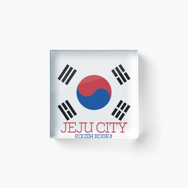 Item preview, Jeju City - South Korea Red Blue Circle Flag designed and sold by agsduy.