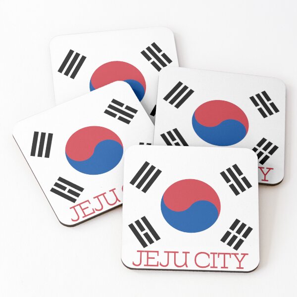 Item preview, Jeju City - South Korea Red Blue Circle Flag designed and sold by agsduy.