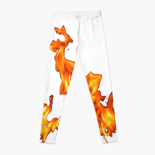 #Flame, #Forks of flame, #Spurts of flame, #fire, light, flames Leggings