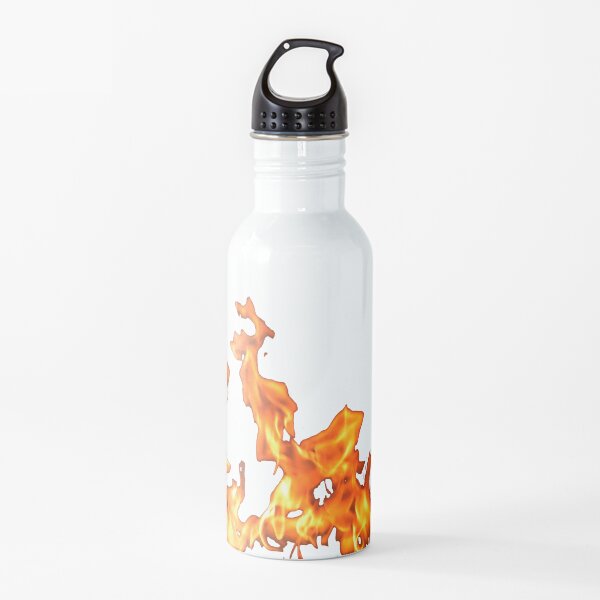 #Flame, #Forks of flame, #Spurts of flame, #fire, light, flames Water Bottle