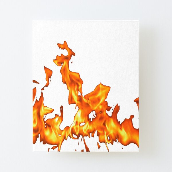 #Flame, #Forks of flame, #Spurts of flame, #fire, light, flames Canvas Mounted Print