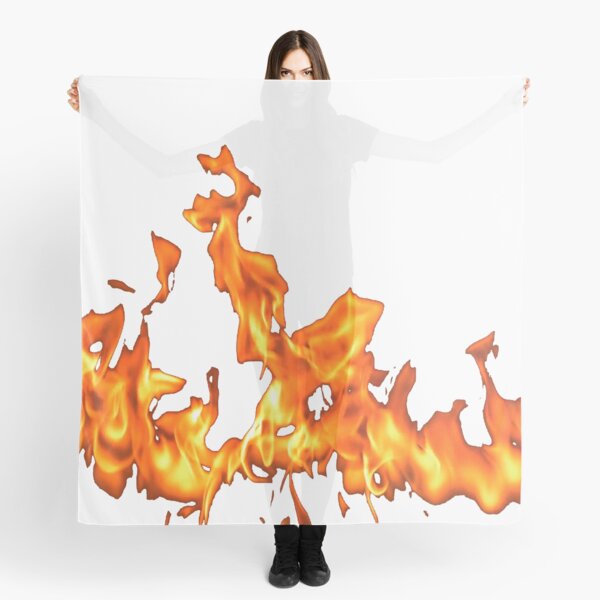 #Flame, #Forks of flame, #Spurts of flame, #fire, light, flames Scarf