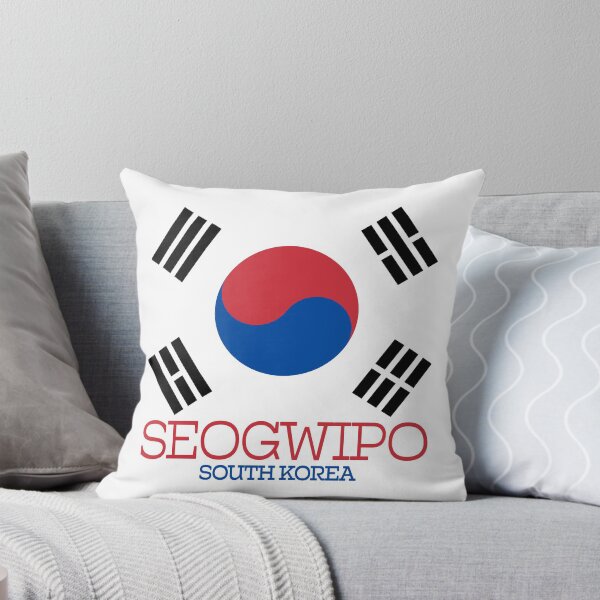 Item preview, Seogwipo - South Korea Red Blue Circle Flag designed and sold by agsduy.