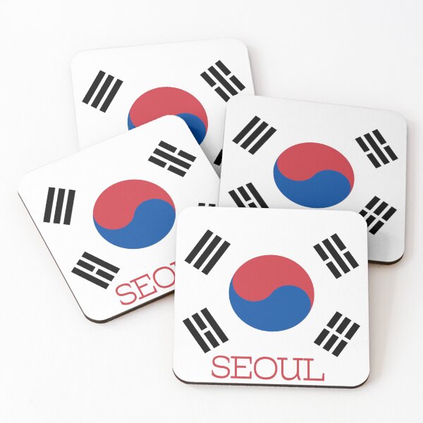 Item preview, Seoul - South Korea Red Blue Circle Flag designed and sold by agsduy.