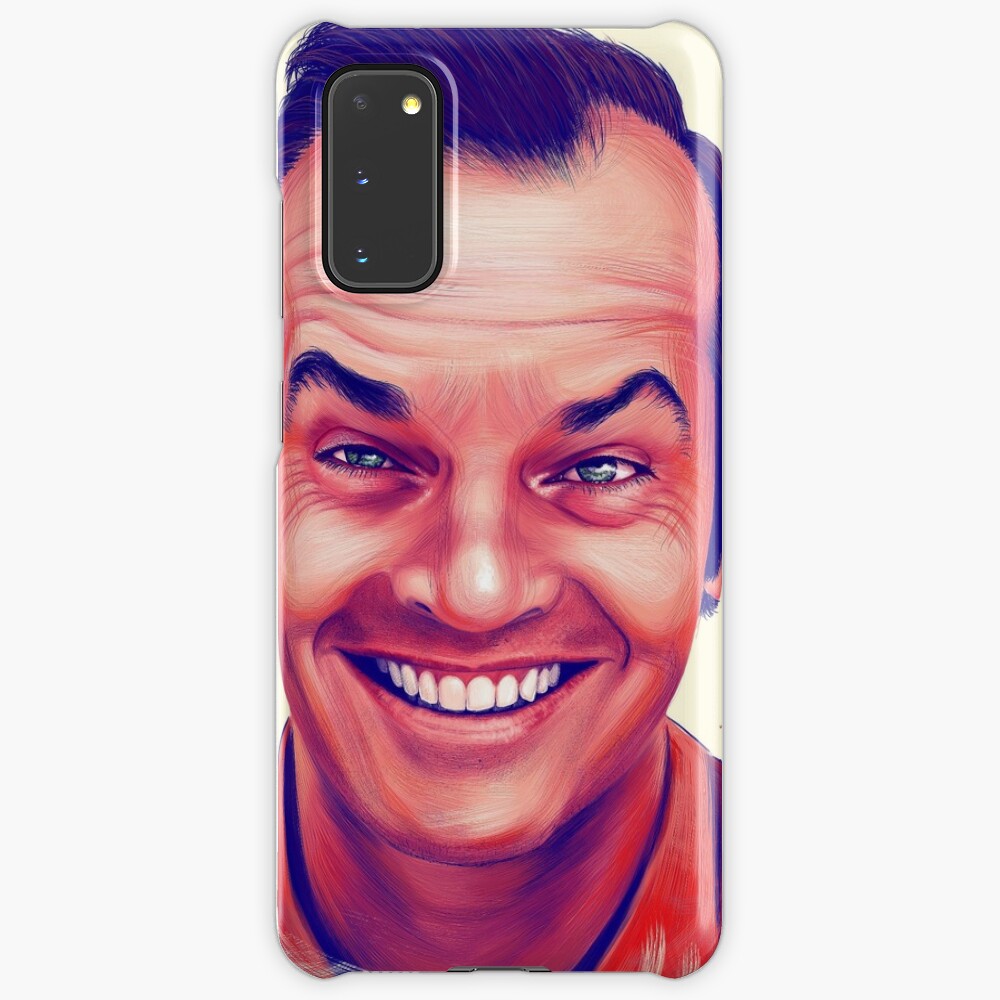 Smiling Young Jack Nicholson Digital Painting Case Skin For Samsung Galaxy By Thubakabra Redbubble