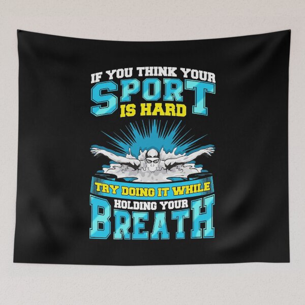Item preview, If You Think Your Sport Is Hard Try Swimming designed and sold by perfectpresents.