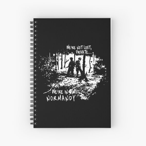 We're in Normandy Spiral Notebook