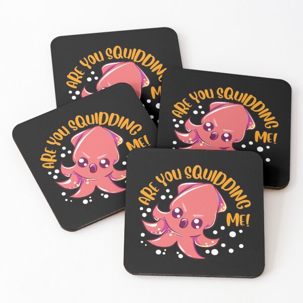 Item preview, Funny Are You Squidding Me! Kidding Me Squid Pun designed and sold by perfectpresents.