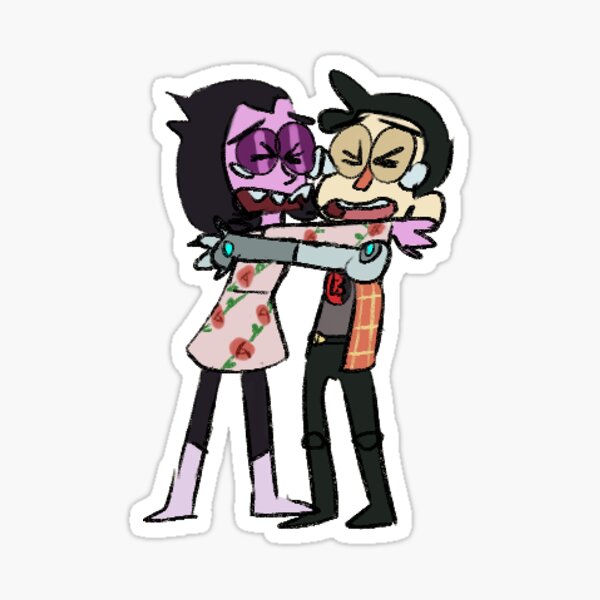 Neil and Venomous Crying Sticker