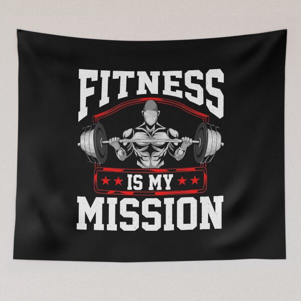 Item preview, Fitness Is My Mission Motivated Weightlifter designed and sold by perfectpresents.