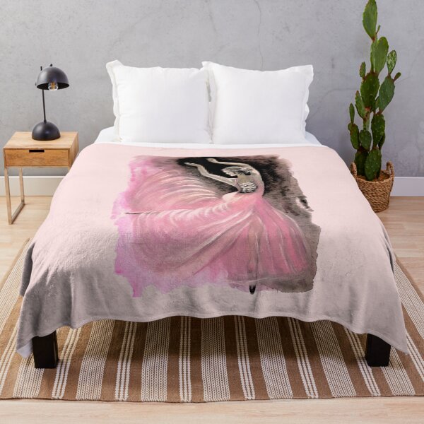 Artikelvorschau, Ballerina Rosa und Grau Aquarell Malerei II entworfen und verkauft von GittaG74.