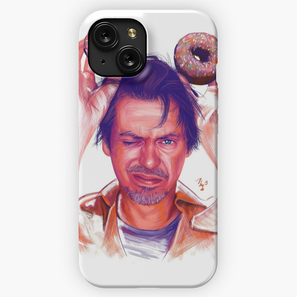 Steve Buscemi and donuts digital painting