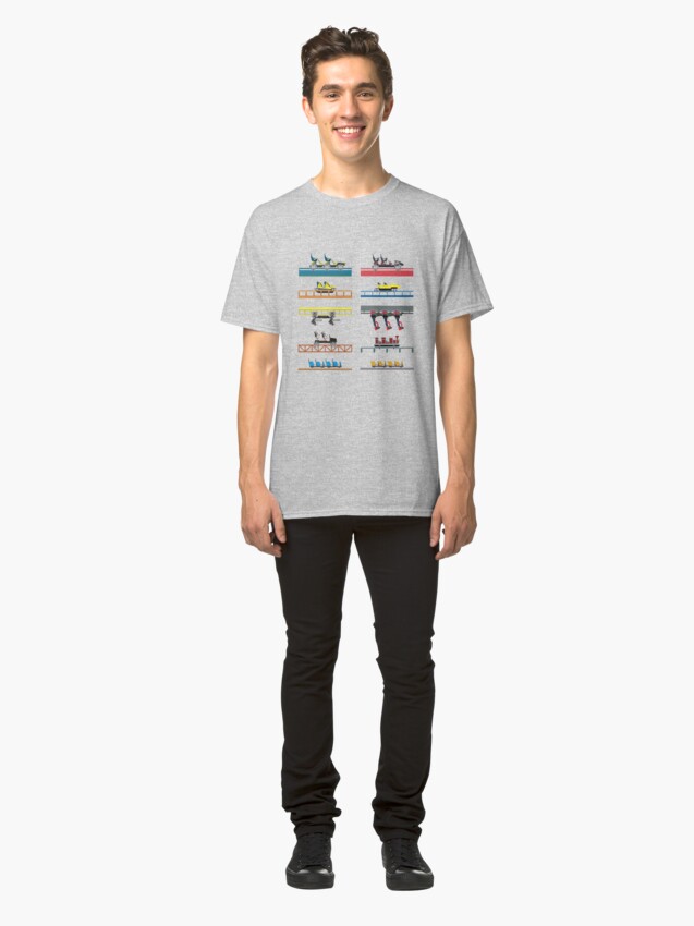 Alternate view of Carowinds Coaster Car Design Classic T-Shirt