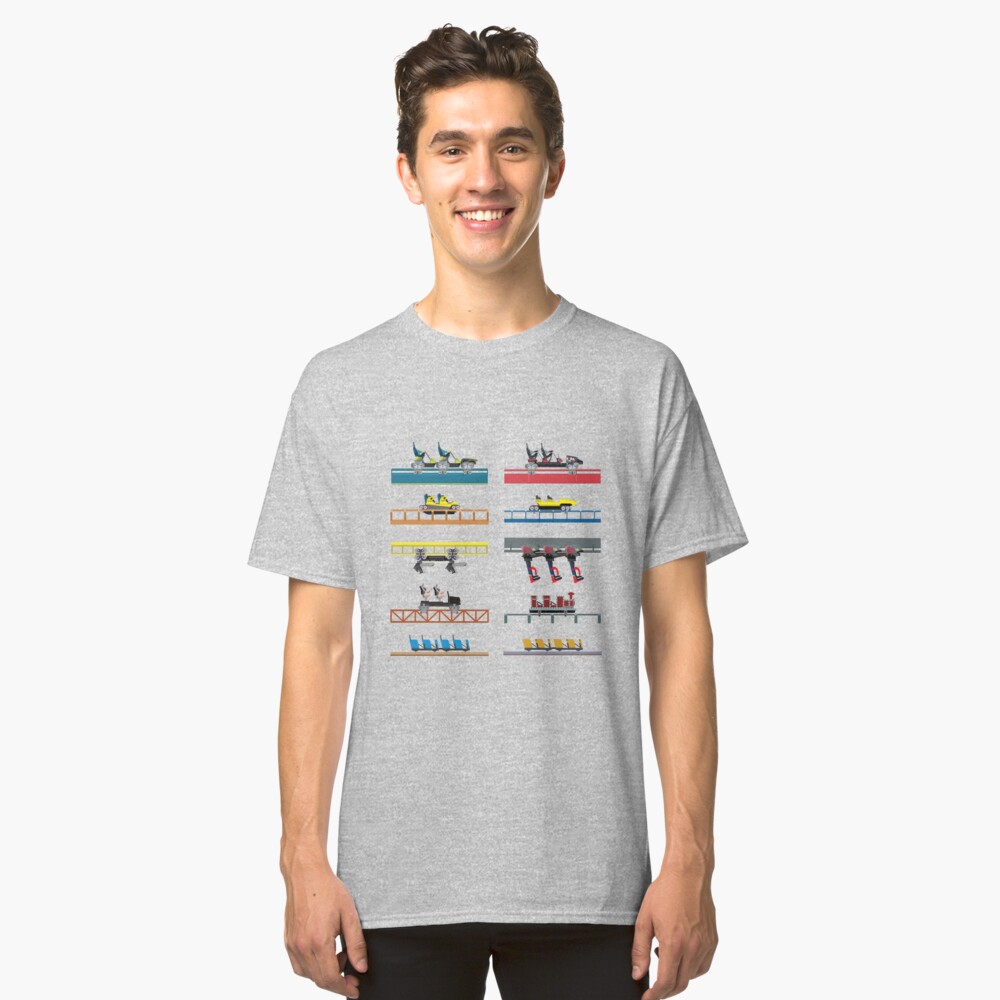 Carowinds Coaster Car Design Classic T-Shirt