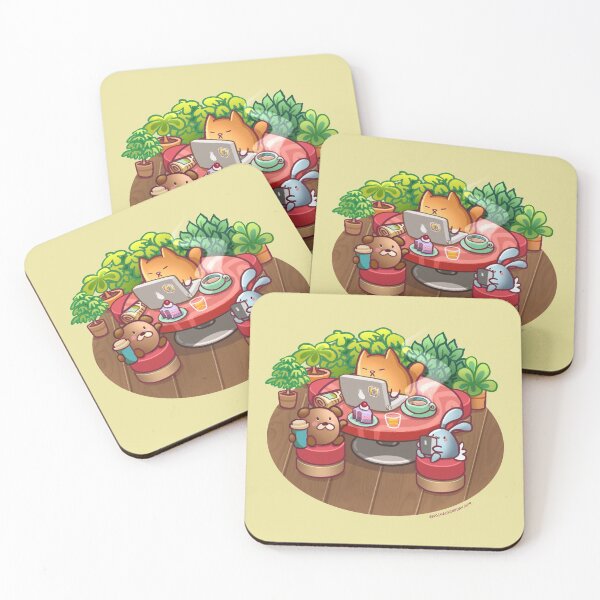 Item preview, Coffee Shop Critters designed and sold by DocHackenbush.