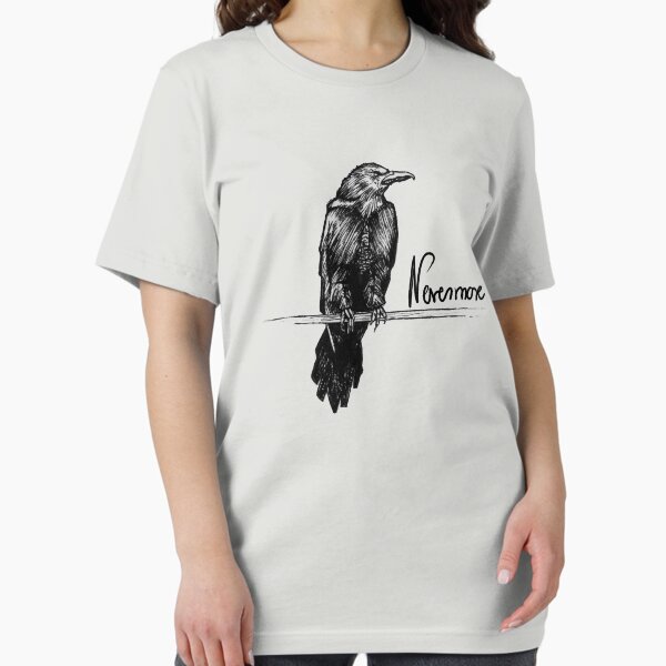 Item preview, Nevermore Raven with Quote | Edgar Allan Poe Illustration designed and sold by Thubakabra.