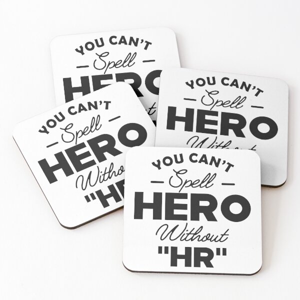 Item preview, HR - You can't spell hero with "HR" designed and sold by kchappyshop.
