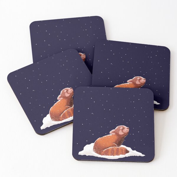 Item preview, Red Panda Sitting in the Snow designed and sold by Blenderbeetle.