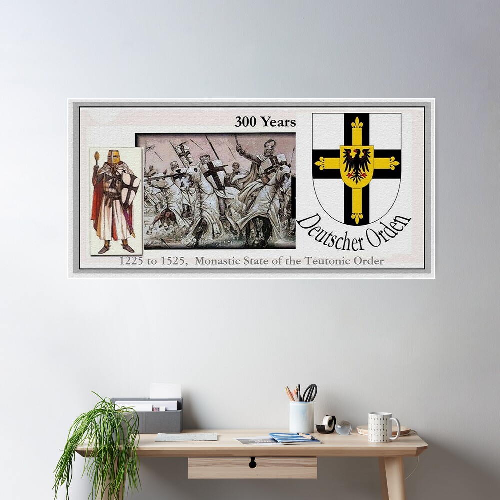 Monastic State of the Teutonic Order, 300 years Poster