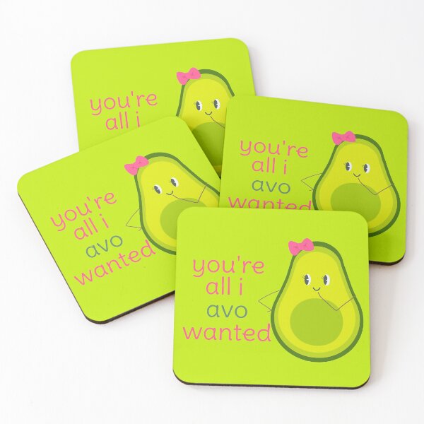 Item preview, You're All I Avo Wanted Cute Avocado Girl Couple Design 2 designed and sold by ellione-loire.