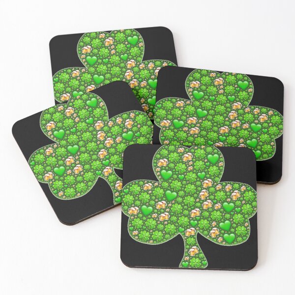 Item preview, St. Patrick's Day Beer Drinking Shamrock Clover Lucky Green designed and sold by Draculaura2009.