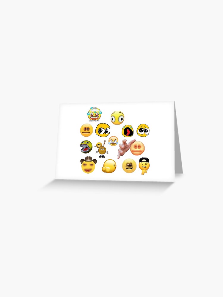 Cursed Emoji Pack Greeting Card for Sale by 45seals