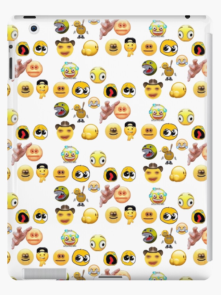 Cursed emojis | iPad Case & Skin