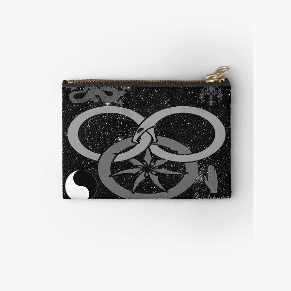 Item preview, Wheel of Time - Tel'aran'rhiod and symbols - black and white designed and sold by DragonWorks Art Prints.