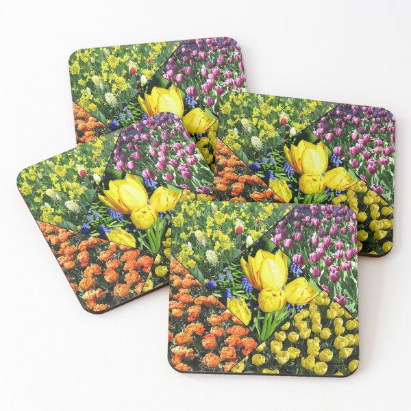 Item preview, Keukenhof Explosion -Spring Flowers Collage designed and sold by SunriseRose.