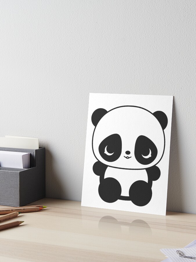 Kawaii Panda | Art Board Print