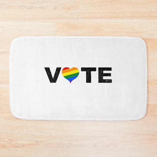 Item preview, VOTE For Love LGBTQ Rights Turn Out Blue Democratic Independent Voters for All Rainbow Heart designed and sold by gillys.