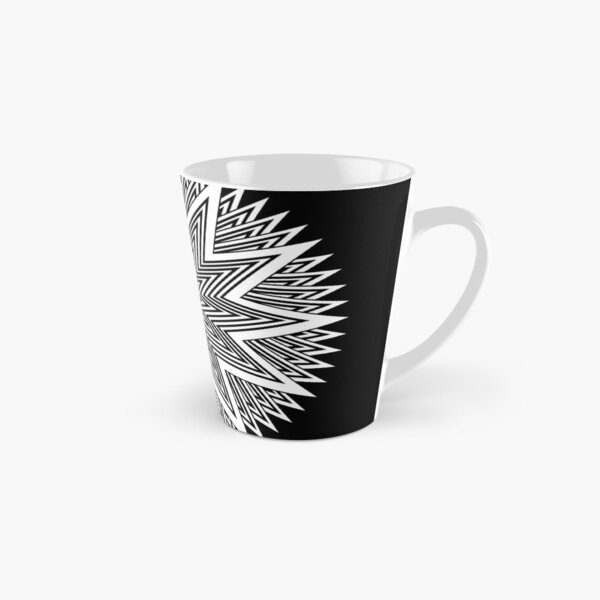 Black and White Minimalist Star Tall Mug