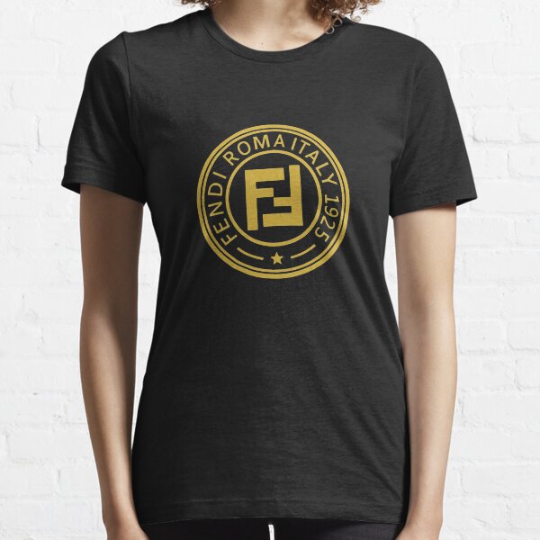 fendi studded logo t shirt