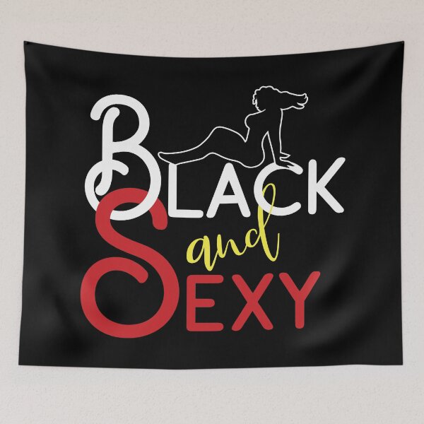 Item preview, Black and Sexy designed and sold by blackartmatters.