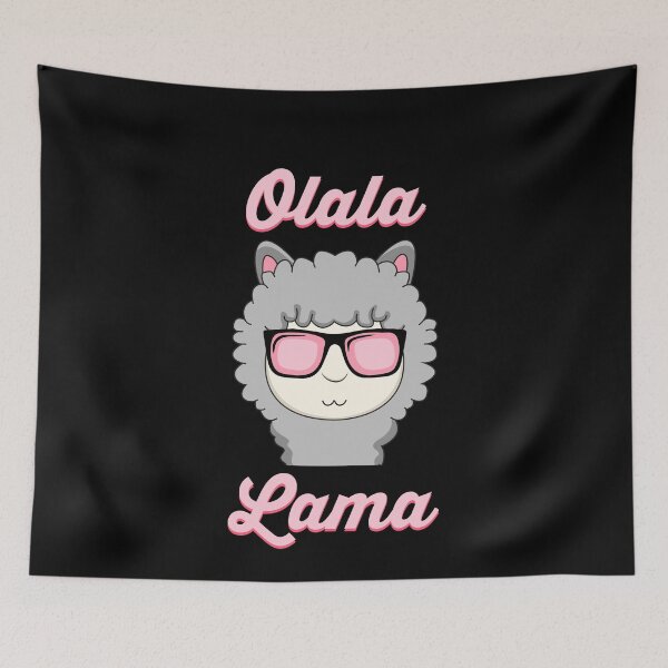 Item preview, olala lama alpaca sunglasses animal wool gift designed and sold by redshirtz.