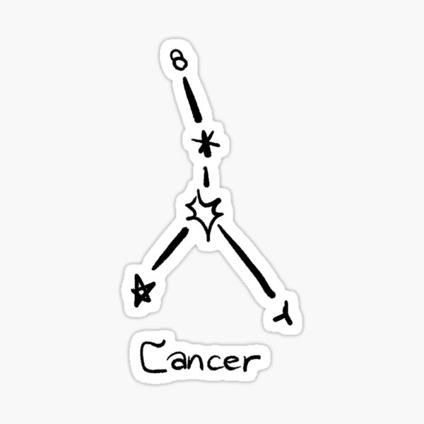 Cancer Sticker For Sale By Takoaki Redbubble 5684