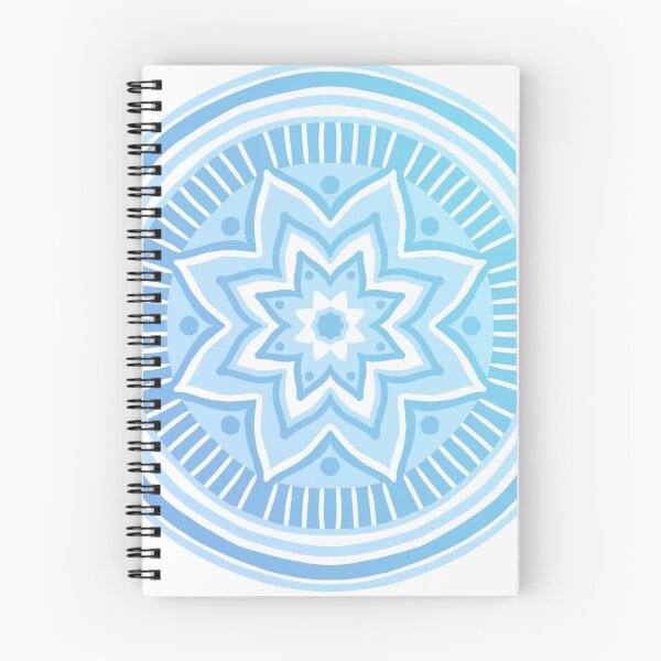 Item preview, Light Blue Gradient Mandala designed and sold by ChangingLight.