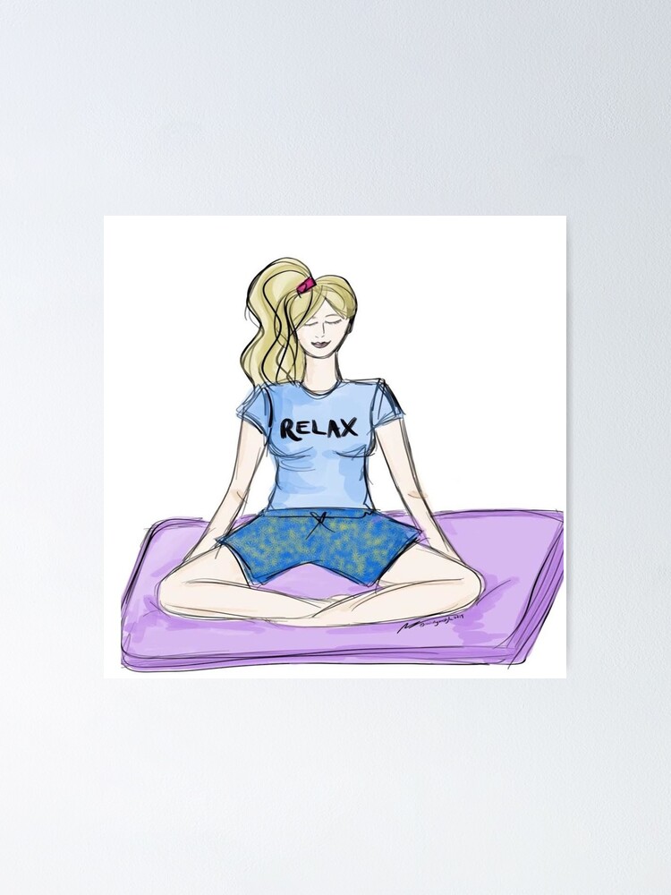 "Relax " Poster by mindyourstyle Redbubble
