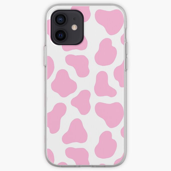 pink cow pattern iPhone Soft Case