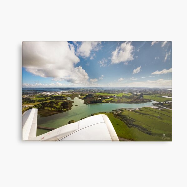Leaving Auckland, NZ Metal Print
